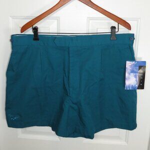 *NWT* Vintage Reebok Tennis Shorts Men's Size 40 -4" Inseam Deadstock Teal 1993